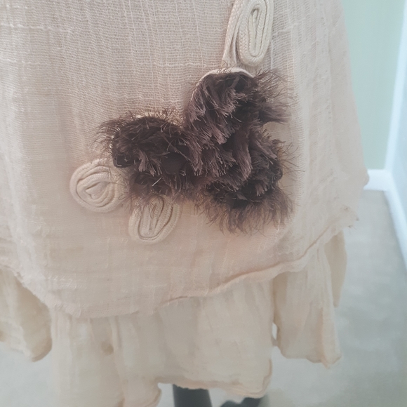 Urban mango ruffle gauze sundress medium *6 - Picture 2 of 5